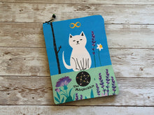Load image into Gallery viewer, The MAGICIAN Card Blooming Cat Tarot Deck Bag with Silk Lining 5x7 Handcrafted in the USA
