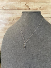 Load image into Gallery viewer, Dainty Mermaid Necklace Small Silver Plated Simple Delicate La Sirena Layering Necklace
